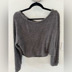 Beyond Yoga Fleece Cropped Sweater